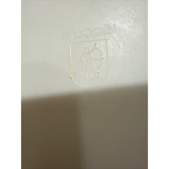 Vintage ARCOPAL Plate Glass Dinner Plates France Set of 5 (564) - Picture 4 of 6